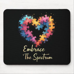 Embrace The Spectrum Autism Awareness Month Mouse Pad