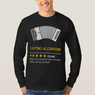 Embrace the Squeeze: Accordion - Your Quirky Thera T-Shirt
