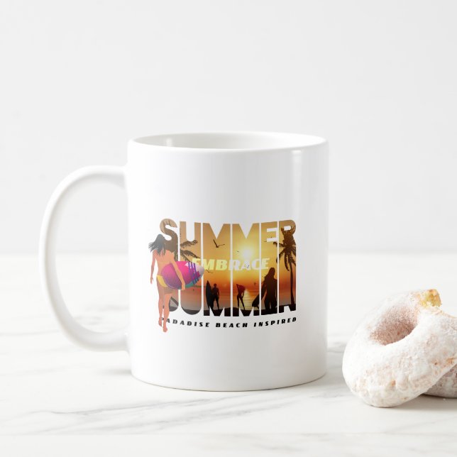 Embrace the Summer | 11# classic mug (With Donut)
