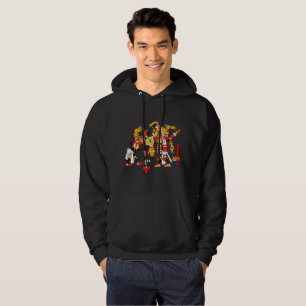 Embrace Timeless Artistry : Vintage Mixtec Culture Hoodie