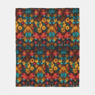 Embrace Tranquillity The Cozy Waves Pattern Blanke Fleece Blanket