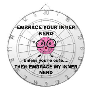 EMBRACE YOUR INNER NERD Dartboard
