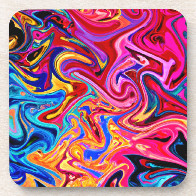 Embracing Abstraction for Visual Impact Coaster (Front)
