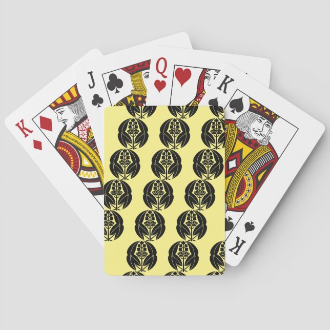 Embracing Arrowhead Necktie Playing Cards (Back)