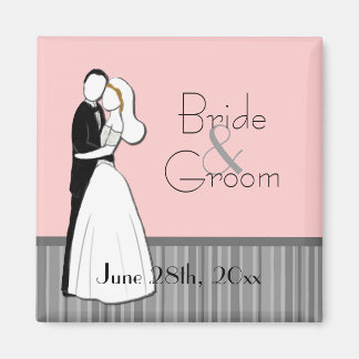 Embracing Couple Save the Date Magnet