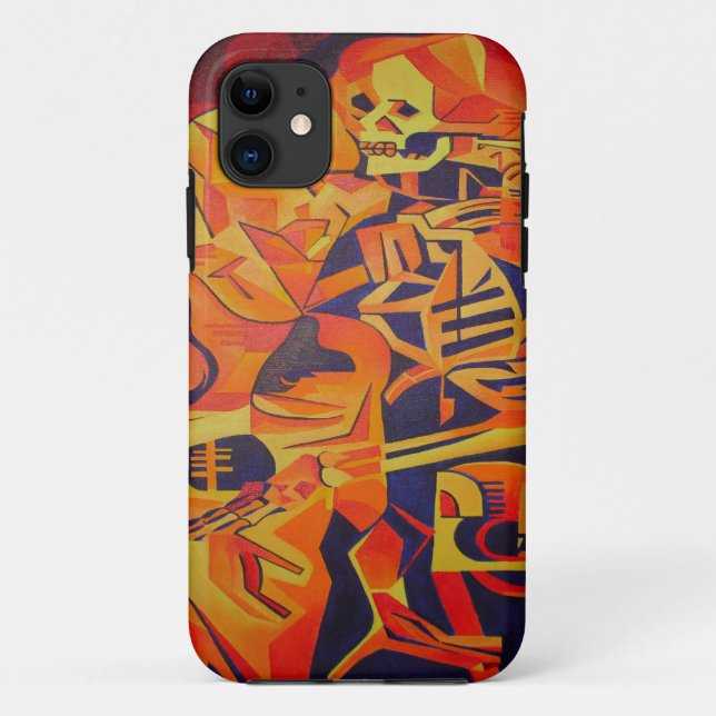 Embracing Death Colourful Geometric Art Case-Mate iPhone Case (Back)