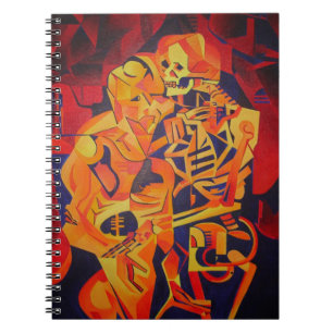 Embracing Death Colourful Geometric Art Notebook