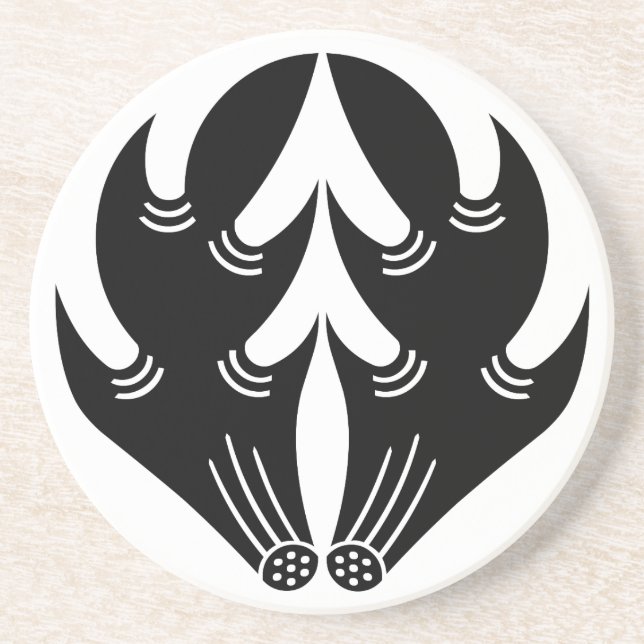 Embracing Deer horns Coaster (Front)