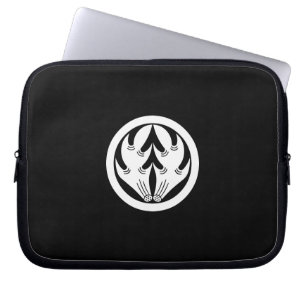 Embracing Deer horns in circle"" Laptop Sleeve