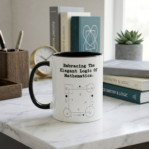 Embracing Elegant Math Logic   Beauty of Numbers Mug