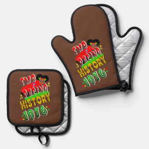 Embracing History 1976 Oven Mitt & Pot Holder Set