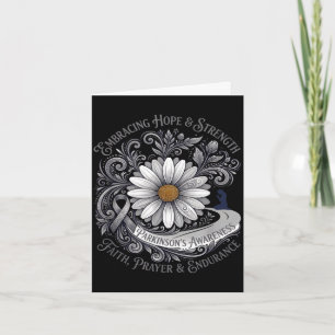 Embracing hope and strength parkinson's awareness card