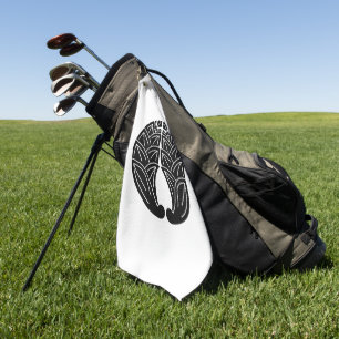 Embracing japanese gingers golf towel