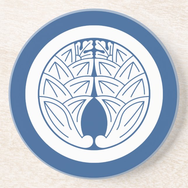 Embracing japanese gingers in circle coaster (Front)