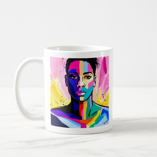 Embracing My Authenticity  Coffee Mug (Left)
