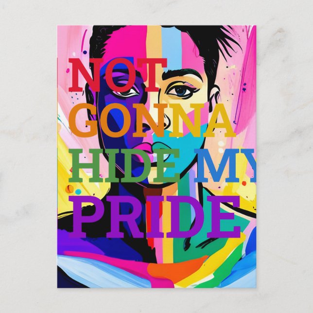 Embracing My Authenticity  Postcard (Front)