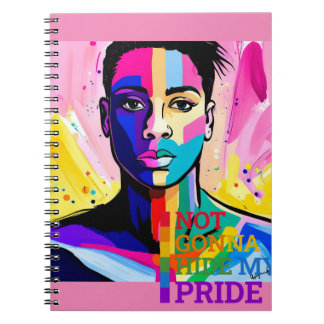 Embracing My Authenticity Spiral Photo Notebook