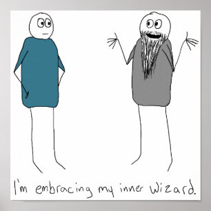 Embracing My Inner Wizard Poster