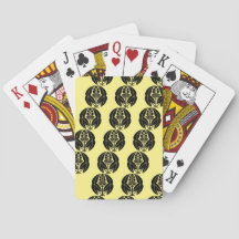 Embracing Omodaka Necktie Playing Cards