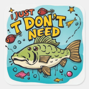 Embracing Simplicity and Contentment Square Sticker