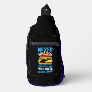Embracing the Ocean Depths With Passion and Joy Sling Bag