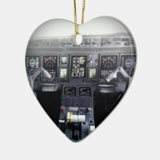 Embraer 145 Flight Deck Ceramic Ornament