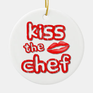 Embrasse Le Chef Noël Ornement