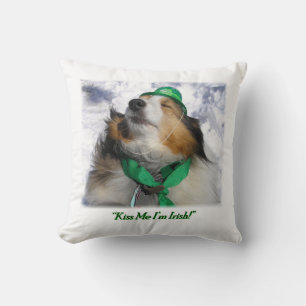 Embrasse-moi, je suis irlandais ! Coussin décorati