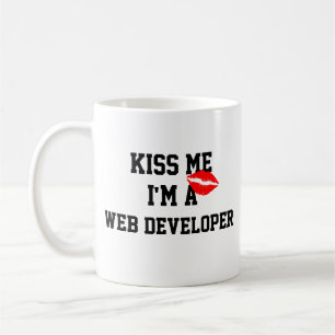 Embrasse-Moi Je Suis Un Développeur Web Mug