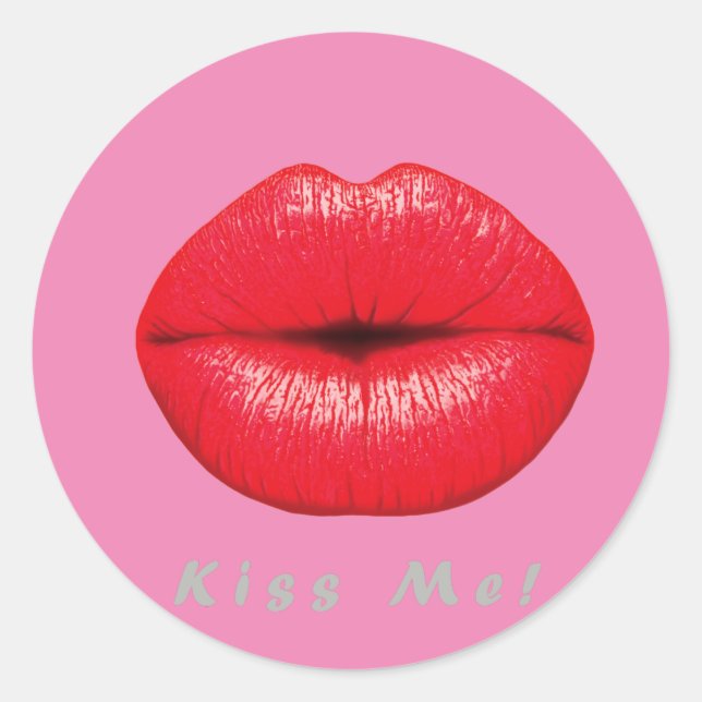 👄 Embrasse-Moi ! Sticker sexy pour vous ! (Devant)