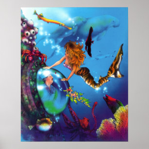 Embrasse pour un poster marin