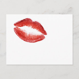 Embrasser la carte postale