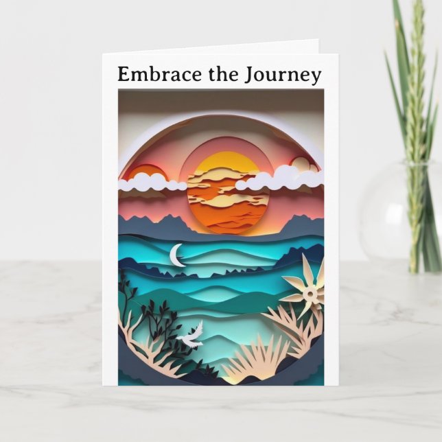 Embrassez la carte de voyage (Devant)