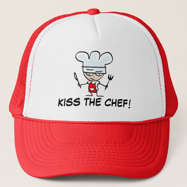 Embrassez le casquette drôle de BBQ du chef | pour (Devant)