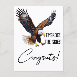 Embrassez le ciel ! Carte de graduation inspirante