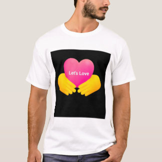 Embrassez le coeur : Un message d'amour T-shirt 1