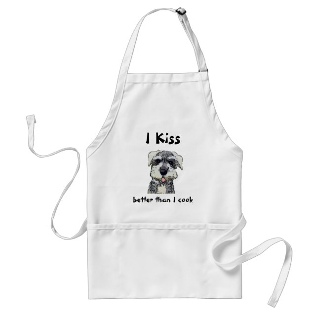 Embrassez le Schnauzer de tablier de cuisinier (Devant)