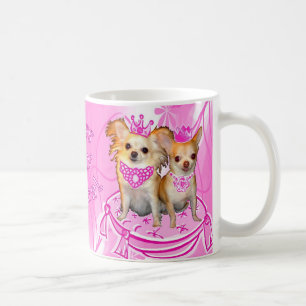 Embrassez mes princesses Mug de chiwawa du diadèm