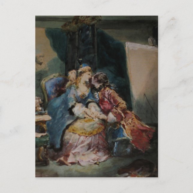 Embrassez-moi ~ Carte postale / Invitations / RSVP (Devant)
