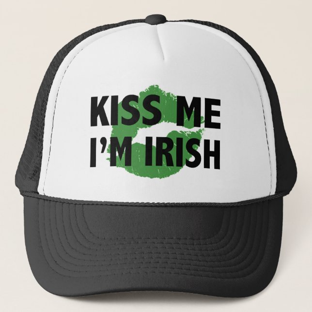 Embrassez-moi que je suis casquette irlandais (Devant)