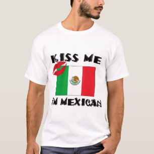 Embrassez-moi que je suis T-shirt mexicain