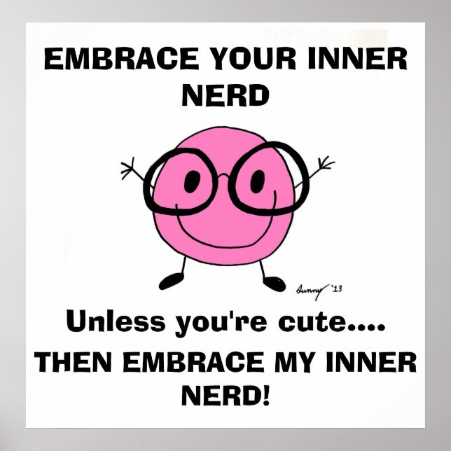 EMBRASSEZ VOTRE affiche NERD INNER (Devant)