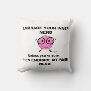 EMBRASSEZ VOTRE Coussin NERD INTÉRIEUR