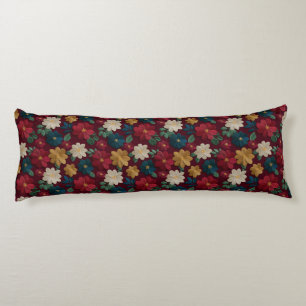 Embroider Flower Home Styling Garden Inspired Deco Body Pillow