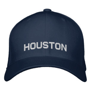 Embroidered adjustable Houston baseball cap