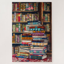 Embroidered Books Jigsaw Puzzle