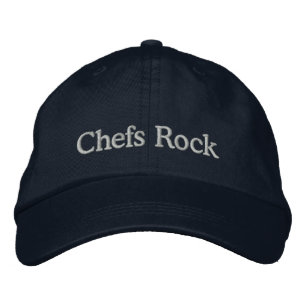 Embroidered Chefs Rock Hat