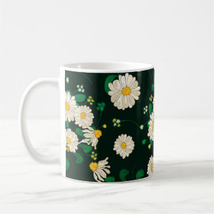 Embroidered children's drawing imitation. coffee mug