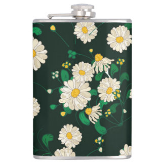 Embroidered children's drawing imitation. hip flask