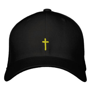 Embroidered Cross Embroidered Hat